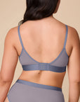 Harper Wilde - ComfortMesh Triangle Bralette - Steel -