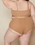 Harper Wilde - No-Show Highwaist Brief - Tan -