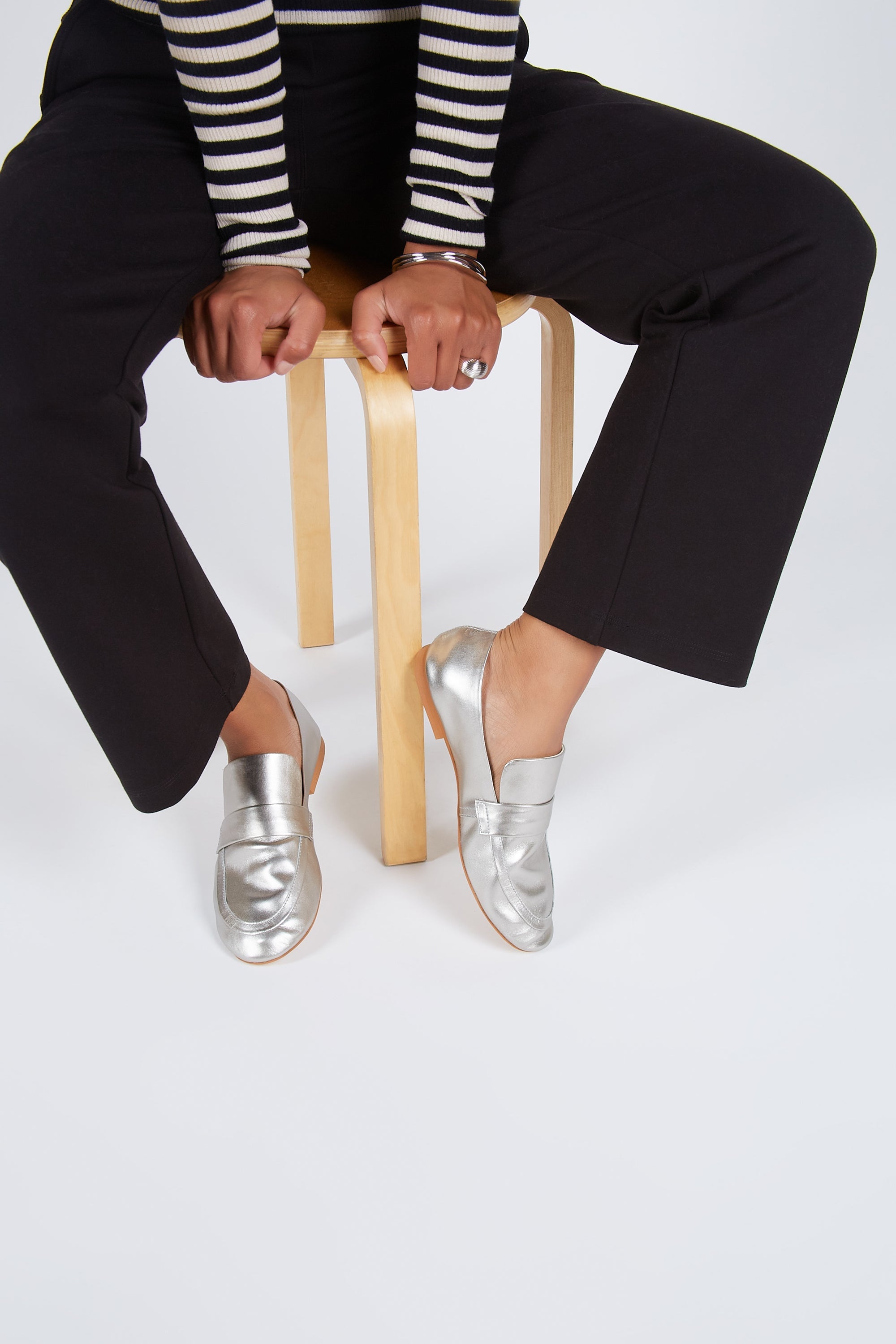 Perm Metallic Loafer