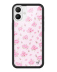 Wildflower iPhone case 16 Plus Forget Me Not Floral Pink Cute
