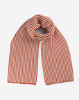Verloop - Pinstripe Big Scarf - Rust White