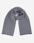Verloop - Pinstripe Big Scarf - Black White