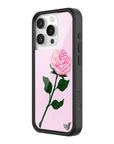 Wildflower iPhone case 15 Pro Pink Rose Flowers Cute