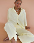 The Poplin Boxer Pant - Butter