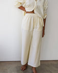 The Pinstripe Button Down - Butter