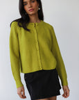 Callahan Knitwear - Poppy Cardigan - Sour Melon -