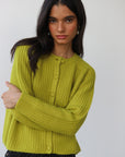 Callahan Knitwear - Poppy Cardigan - Sour Melon -