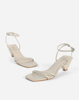 Intentionally Blank - Pretty Please Leather Heel - CREAM LEATHER