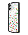 Wildflower iPhone case 16 Plus Prairie Floral Flowers Red Cute