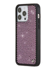 Wildflower iPhone case 14 Pro Max Rhinestone | Pink Sparkle Cute