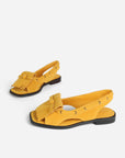 Intentionally Blank - Professor Flat Fringe Sandal - SOLEIL SUEDE