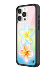 Wildflower iPhone case 15 Pro Max Pastel Plumeria Flowers Cute