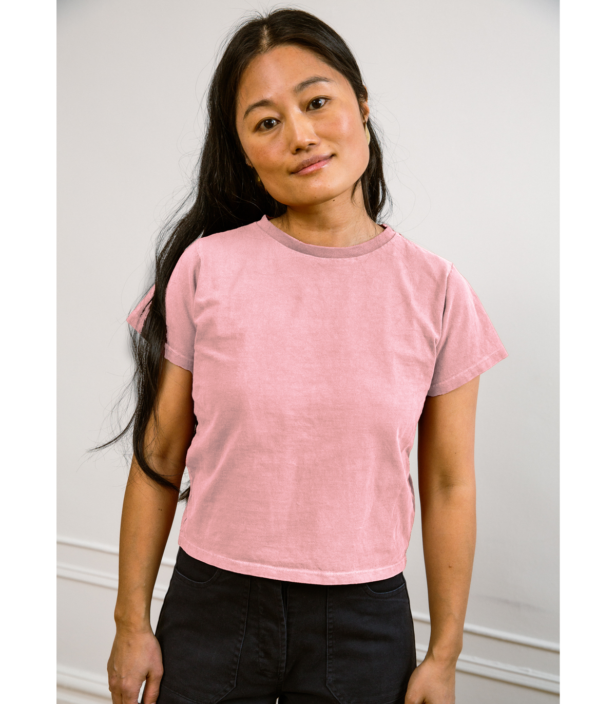 Loup - Hutton Boxy Fitted Tee - Pink -