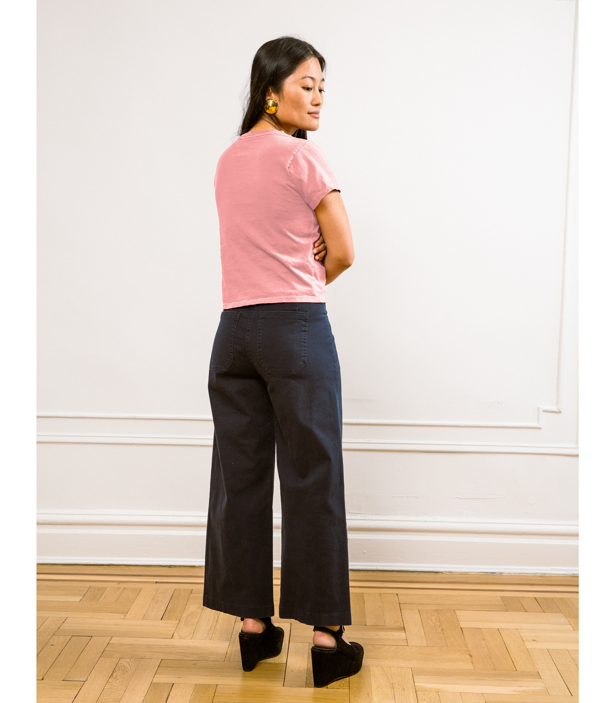 Loup - Hutton Boxy Fitted Tee - Pink -