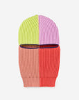 Verloop - Quattro Knit Balaclava - Lime Coral