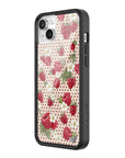 Wildflower Raspberry Polka Dot iPhone 14 Case