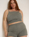 Callahan Knitwear - The Short - Heather Grey -