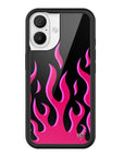 Wildflower iPhone case 16 Flames Black Red Cute