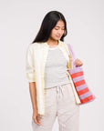 Verloop - Stripe Raffia Tote -