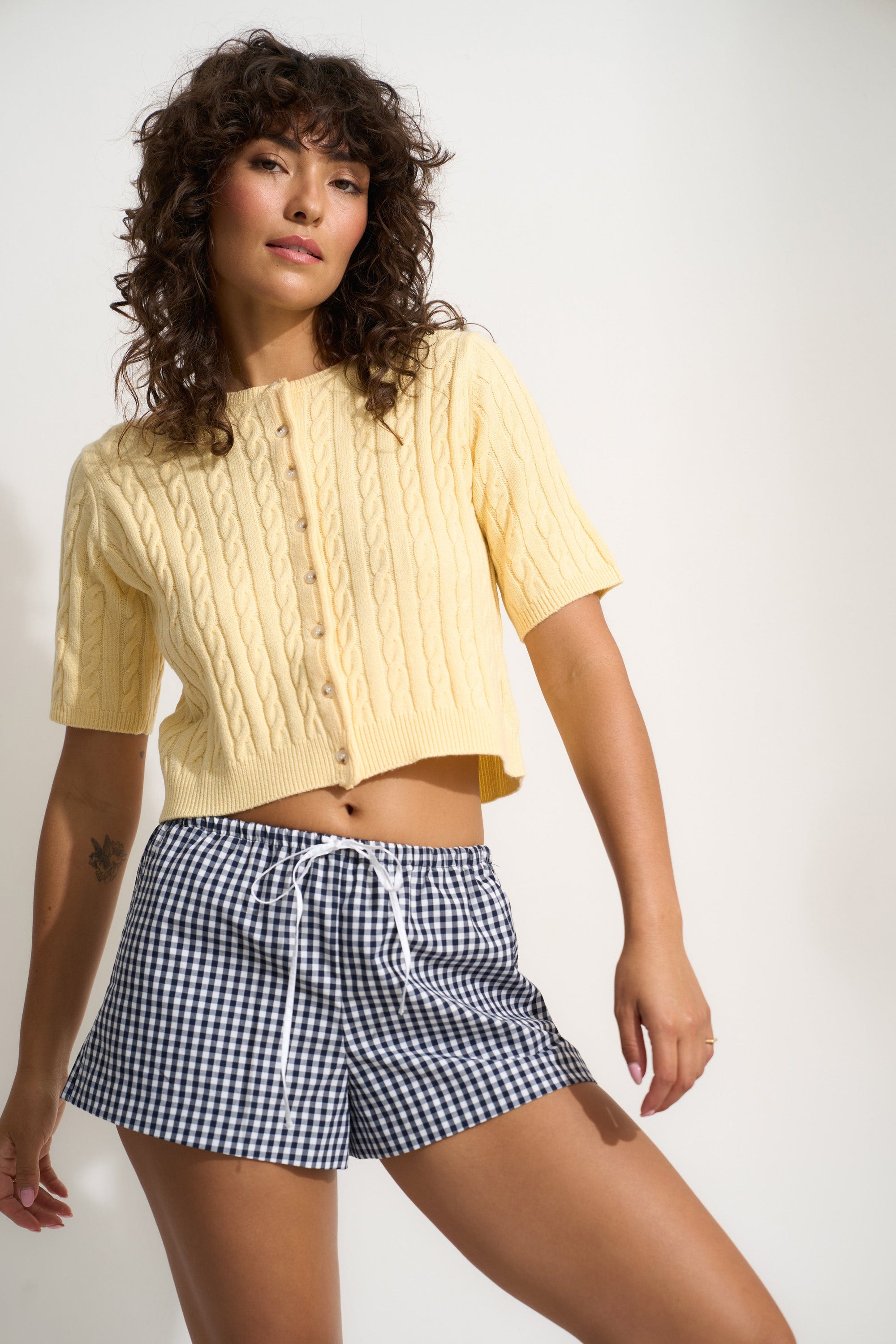 Rose Cardigan - Lemonade