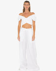 JBQ - Rose Top - White -