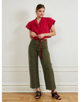 Toni Jeans in Pine Green | LOUP