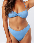 Serei Swim - Rotha Bottoms - Textured Blue -