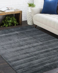 Solo Rugs - Harbor Hand Loomed Contemporary Solid Area Rug -