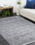 Solo Rugs - Shaggy Moroccan Hand-Knotted Bohemian Area Rug -