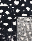 Solo Rugs - Louis Hand Knotted Contemporary Modern Animal Print Wool Black Area Rug -