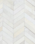 Solo Rugs - Meir Handmade Contemporary Cowhide Area Rug -