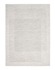 Solo Rugs - George Hand Woven Contemporary Flatweave Area Rug - 5X8 Gray Modern - Contemporary