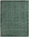 Solo Rugs - Sterling Hand Knotted Solid Area Rug - 5 x 8 Green Modern - Contemporary