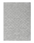 Solo Rugs - Arlo Indoor/Outdoor Hand Loomed Contemporary Modern Area Rug - 5X8 Gray Modern - Contemporary