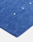 Solo Rugs - Hartford Hand Loomed Boho Navy Area Rug -