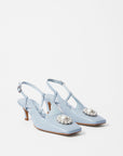 & Other Stories - Missy Slingback Pump - Turquoise -