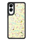 Wildflower Galaxy S25 case Edge Sandy Liang Bunny Gift Wrap Yellow Cute