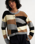 Callahan Knitwear - Selma Cardigan - Heather Grey Multi -