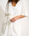 Be Idle - The Short Robe - White -