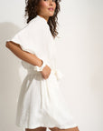 Be Idle - The Short Robe - White -
