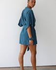 The Short Robe - Teal