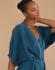 The Short Robe - Teal