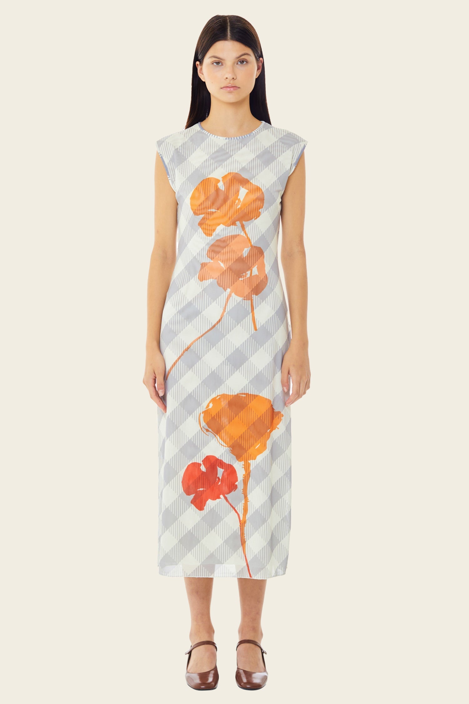 Poppy Mesh Midi Dress