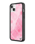 Wildflower iPhone case 13 Sandy Liang Starry Plaid Pink Collab Cute
