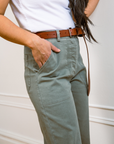 James Straight-Leg Work Pant - Sage