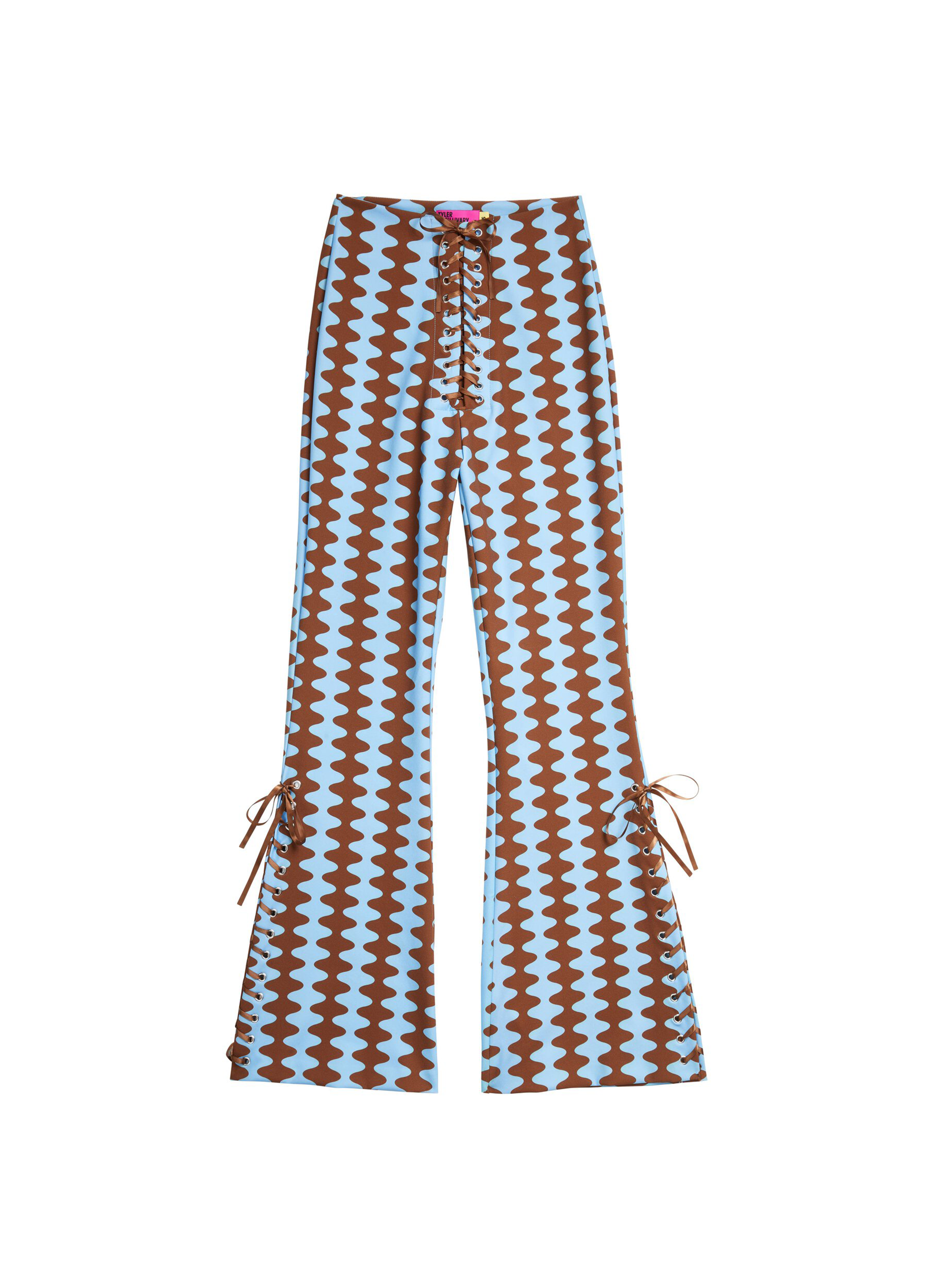 Samara Pant - Blue/Brown