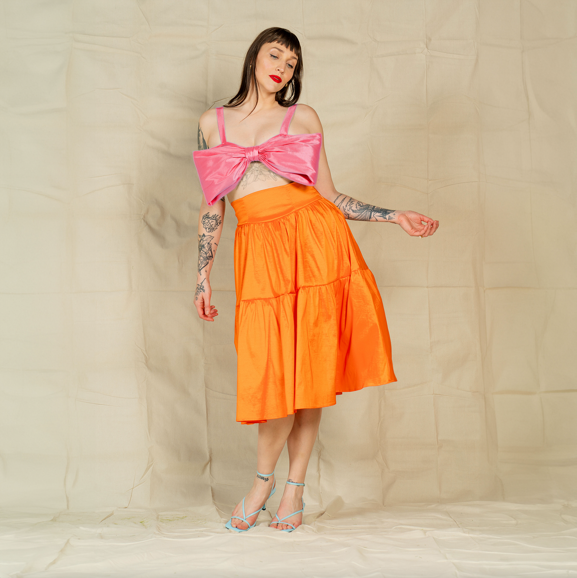Viv Skirt - Orange
