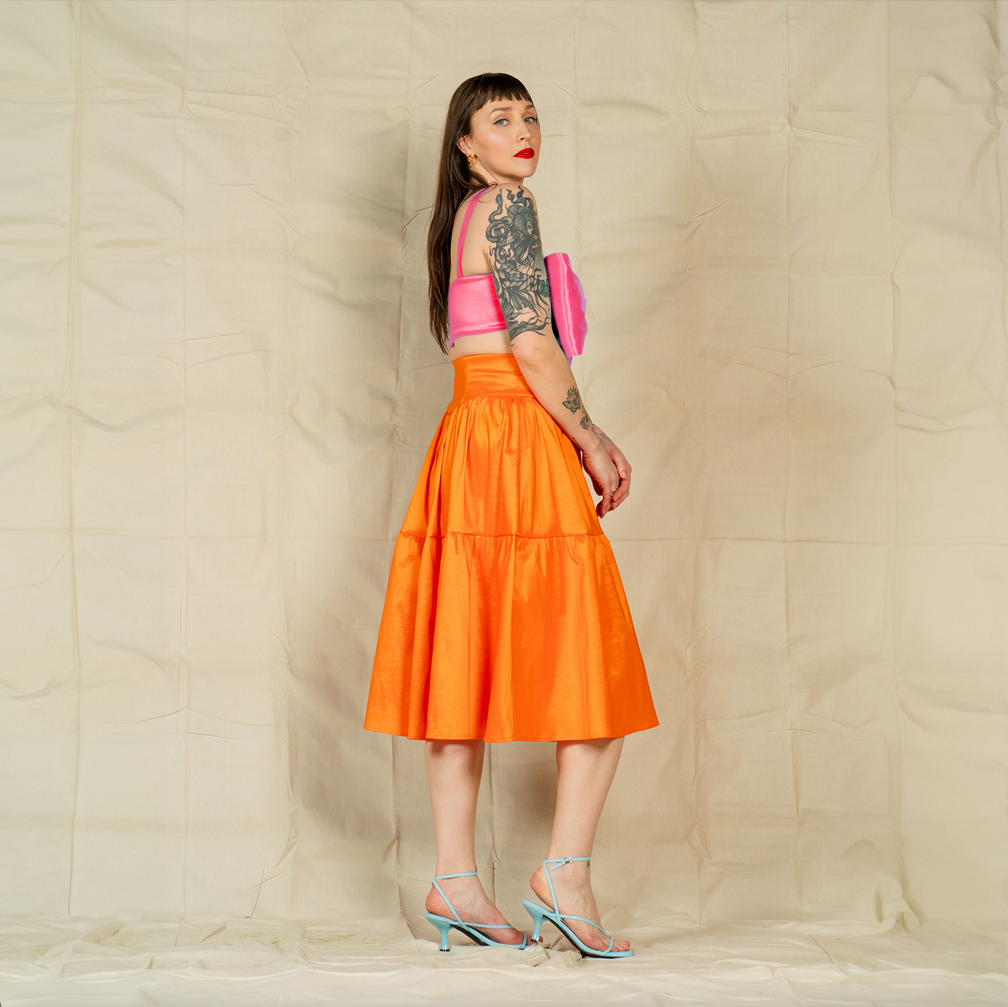 Viv Skirt - Orange