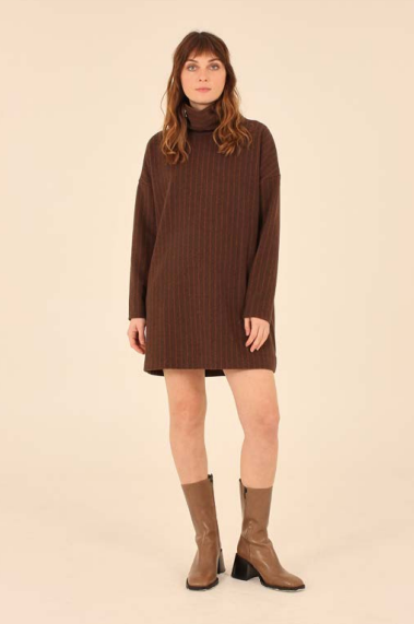 Gia Dress - Brown