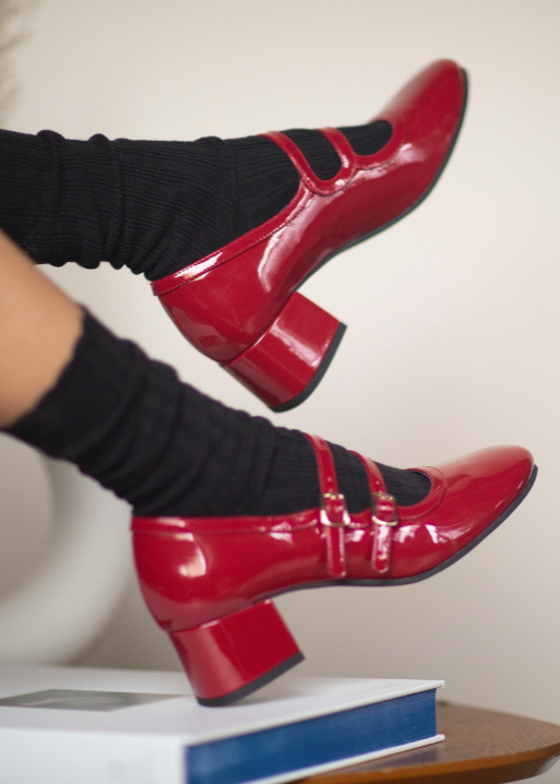 Seychelles - Gatsby Heel - Red -
